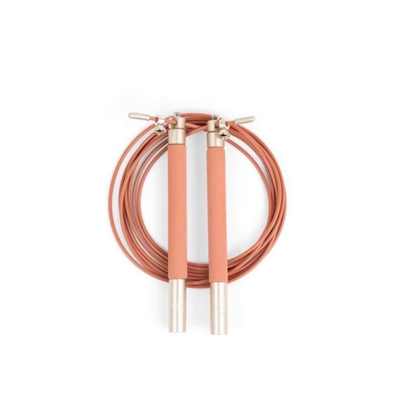 Blogilates Premium Jump Rope Rose Gold Tan Handles Fitness Workout - Picture 2 of 2